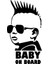 Autosticker^#baby On Board Punk Sticker (Oto-Motor-Laptop-Duvar-Dekor) 10 x 18 cm 1