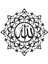 Autosticker^#allah Lafza I Celali Model 91 Duvar Dekor Sticker 40 x 40 cm 1