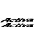 Autosticker^#activa Yazı Motosiklet Sticker 2 Adet 20 x 5 cm 1