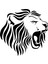 Autosticker^#aslan Kafası Duvar Dekor Sticker 40 x 36 cm 1