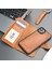 Mıknatıslı Ayrılabilir Cüzdanlı Rustic Taba Renk Kişiselleştirilebilir Apple iPhone 13 Mini Telefon Kılıfı 5