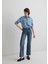 Ibiza Real Blue Puslu Koyu Mavi Jean Pantolon 1010530-89935 1