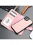 Mıknatıslı Ayrılabilir Cüzdanlı Pembe Renk Kişiselleştirilebilir Apple iPhone 15 Telefon Kılıfı 5