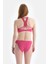 Fuşya Halter Yaka Bikini Üst 2
