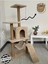 Yuvalı Lüx Kedi Evi - Kedi Tırmalama Evi- Bej 1