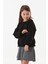 Kolu Fiyonk Detaylı Bisiklet Yaka Kız Çocuk Sweatshirt 3