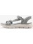 Go Walk Flex Sandal - Illuminate Kadın Gri Sandalet 141481 Gry 1