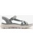Go Walk Flex Sandal - Illuminate Kadın Gri Sandalet 141481 Gry 2