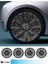 Renault Megane 2 15 Inç Jant Kapağı Amblemli Piano Black (4-Adet) 209 MJDT-MB-8596 1