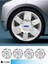 Dacia 15 Inç Jant Kapağı Amblemli Gri (4-Adet) 151 MJDT-MB-2091 1