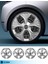 Peugeot 807 15 Inç Jant Kapağı Amblemli Gri (4-Adet) 113 MJDT-MB-11044 1