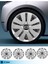 Renault R 5 13 Inç Jant Kapağı Amblemli Gri (4-Adet) 104 MJDT-MB-11634 1