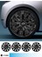 Renault Megane Iıı 16 Inç Jant Kapağı Amblemli Piano Black (4-Adet) 213 MJDT-MB-10291 1