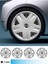 Citroen C2 14 Inç Jant Kapağı Amblemli Gri (4-Adet) 140 MJDT-MB-5710 1