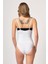 Modlive Beyaz Emay 2043 Göğsü Açık Agraflı Body Korse 3
