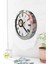 Çok Renkli Geometrik Metal Mutfak Duvar Saati, 36 cm, şık ve kullanışlı tasarım 3
