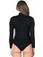 - Uzun Kol Boğazlı Çıtçıtlı Kadın Body 322 2
