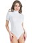 - Yarım Kol Boğazlı Çıtçıtlı Kadın Body 325 1