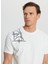 Bisiklet Yaka Baskılı Ekru Erkek T-Shirt ACE091252401_EKR 4