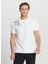 Bisiklet Yaka Baskılı Ekru Erkek T-Shirt ACE091252401_EKR 3