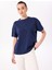 Bisiklet Yaka Nakışlı Lacivert Kadın T-Shirt F5SL-TST0111 3