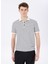 Çizgili Kırık Beyaz Erkek Polo T-Shirt F5SM-TST 2125 3