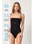 Modlive Siyah Emay 2043 Göğsü Açık Agraflı Body Korse 5