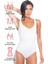 Modlive Beyaz Emay 2018 Kalın Askılı Body Korse 4