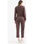Regular Fit Esnek Belli Cepli Basic Düz Pantolon E1954AX25SP 5