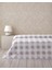 Daisy Plaid Baskılı Pamuklu Çift Kişilik Pike 200 x 220 cm Mavi 1