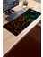 Sonictouch Mavi Turuncu Neon Matematik Tahtası Gamer Oyuncu Dikişsiz Sıvı Geçirmez Klavye Mouse Pad 32X70CM 3