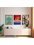 Modern Tarz Mdf Plastik Çerçeveli 3'lu Dekoratif Tablo 187 1