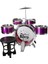 Çocuk Davul Anaokulu Için Bas Drum Kitleri Çocuk Günü Kı Violet (Yurt Dışından) 4