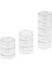 Blesiya 10 Istiflenebilir Şeffaf Makyaj Küçük Ürün Saklama Kutusu Vidalı Kavanoz Konteyner 95X36MM (Yurt Dışından) 1