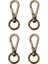 4pcs Döner Snap Hooks Tokası, Köpekler, Sırt Çantaları, Torbalar, Bronz Için Istakoz Kıdamları Kanca (Yurt Dışından) 1