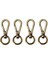 4pcs Döner Snap Hooks Tokası, Köpekler, Sırt Çantaları, Torbalar, Bronz Için Istakoz Kıdamları Kanca (Yurt Dışından) 2