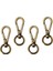 4pcs Döner Snap Hooks Tokası, Köpekler, Sırt Çantaları, Torbalar, Bronz Için Istakoz Kıdamları Kanca (Yurt Dışından) 3