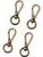 4pcs Döner Snap Hooks Tokası, Köpekler, Sırt Çantaları, Torbalar, Bronz Için Istakoz Kıdamları Kanca (Yurt Dışından) 4