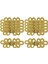 10PAIR Çin Knots Frog Düğmeleri Dikiş Kapatma Bağlantı Ediniler Hanfu Kıyafet Diy Altın (Yurt Dışından) 1