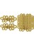 10PAIR Çin Knots Frog Düğmeleri Dikiş Kapatma Bağlantı Ediniler Hanfu Kıyafet Diy Altın (Yurt Dışından) 4