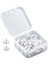 Takı Aksesuarları Için Pad Stoppers ile 60 Metal Küpe Sırtları (Yurt Dışından) 4