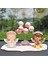 2pcs Swan Süsler Çift Kuğu Figürin Kek Toppers Araba Gösterge Tablosu Heykelleri Mavi Küçük (Yurt Dışından) 3