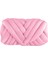 500G Kadife Tıknaz Iplik Kol Örgü Yastık Yıkanabilir Halılar Sepet Yastık Açık Pembe (Yurt Dışından) 3
