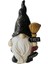 Reçine 22 cm Gnome Heykeli Açıılar I Heykelcik Çim Taşınma Hediye El Sanatları (Yurt Dışından) 1