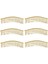 Takı Altın Için 6 Ş Saç Combs Saç Klipleri Pimleri (Yurt Dışından) 2