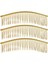 Takı Altın Için 6 Ş Saç Combs Saç Klipleri Pimleri (Yurt Dışından) 4