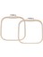 2x Çapraz Zanaat Çerçevesi Dekorasyon Çapraz Ş Çember 16CMX16CM (Yurt Dışından) 3