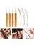 7 Pack Çelik Tığ Işi Kancalar Dreadlock Aracı Korku Bakımı 0.5/0.75MM Kanca 7pcs Tığ Işi Seti 0,5 Mm, 0.75MM (Yurt Dışından) 2