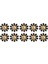 10'lu Paket Vintage Alaşım Çiçek Charms Broş Dıy Takı Bulgular (Yurt Dışından) 2