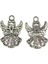 50X Antik Telkari Hollow Charm Kolye Takı Bulguları 20X14MM (Yurt Dışından) 3